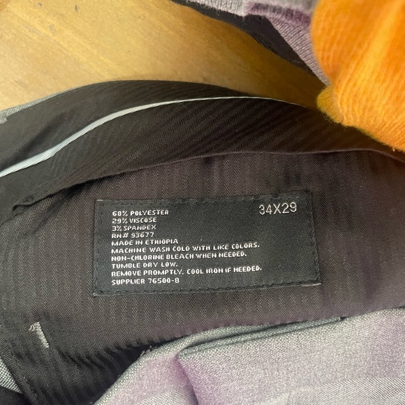 Men's Elegant Gray Dress Pants - Picture 11 of 11